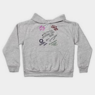 the boys hughie broken hand art Kids Hoodie